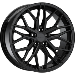 7.5X17" PCD 5X100 Arceo Wheels 17141 BLACK VALENCIA ET35 73.1 mm