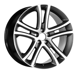 7.5X17" PCD 5X100 Sonic 2S1035 ET35 73.10 mm Deep Black Diamond Gloss