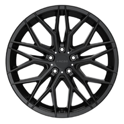 7.5X17" PCD 5X112 Arceo Wheels 17141 BLACK VALENCIA ET35 73.1 mm