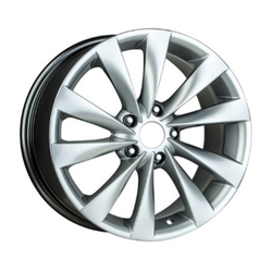 7.5X17" PCD 5X114 FD Wheels 731-3 BLACK FULL SILVER ET40 67.1 mm
