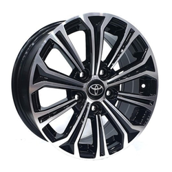 7.5X17" PCD 5X114 Kormetal DY607 BLACK DIAMOND ET45 60.1 mm