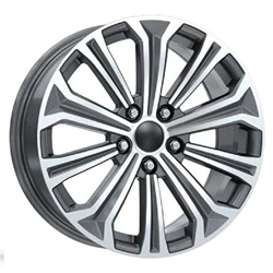 7.5X17" PCD 5X114 Kormetal DY607 GUN METAL DIAMOND ET45 60.1 mm