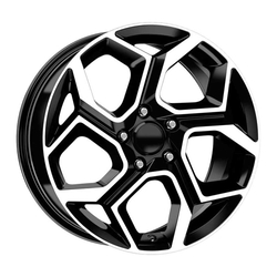 7.5X17" PCD 5X98 Kormetal 1007 BLACK DIAMOND ET40 58.1 mm