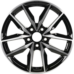 7.5X18" PCD 5X100 CMS CMS-1128-04 ET40 Diamond Black Gloss 57.1 mm
