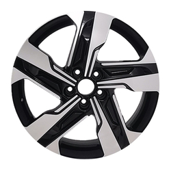 7.5X18" PCD 5X112 AGT Wheels 18204 ET50 67.10 mm Matt Black Diamond