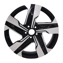 7.5X19" PCD 5X112 AGT Wheels 19204-EV01 ET42 72.60 mm Matt Black Diamond