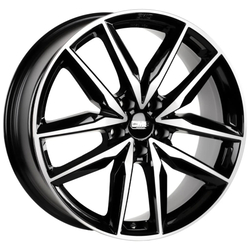 7.5X19" PCD 5X112 CMS 1130 ET50 57.10 mm Diamond Black Gloss