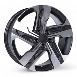 7.5X19" PCD5X114 AGT Wheels 19204 ET60.1 Gun Metal Diamond 60.1 mm