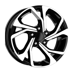 7.5X17" PCD 4x100 Kormetal Jant DY907 Black Diamond ET40 60.1 mm