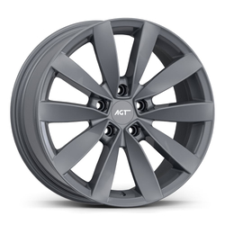 8.0X18" PCD 5X100 AGT Wheels 18271 ET35 67.10 mm Hyper Black