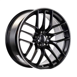 8.0X18" PCD 5X108 AGT Wheels ET35 18121 73.10 mm Black Lip Diamond