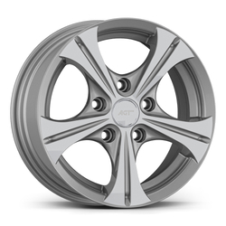 8.0X18" PCD 5X112 AGT Wheels 01947 72.60 mm Silver Diamond