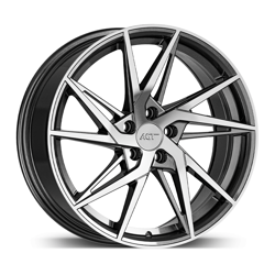 8.0X18"PCD 5X112 AGT Wheels 18259 Fer-R02 ET35 Titan Diamond 72.60 mm