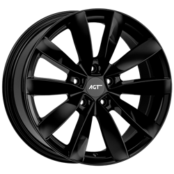 8.0X18" PCD 5X112 AGT Wheels 18271 ET42 67.10 mm Gloss Black