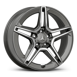 8.0X18" PCD 5X112 AGT Wheels 18273 ET49 66.60 mm Titan Diamond