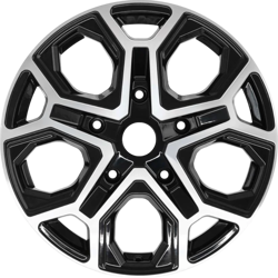8.0X18" PCD 5X112 Arceo Wheels ARC-LT2-28 ET50 BLACK DIAMOND 66.6 mm
