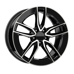 8.0X18" PCD 5X112 FD Wheels 18097-1 BLACK DIAMOND ET30 66.6 mm