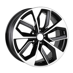 8.0X18" PCD 5X112 Truva Wheels 162 ET40 66.45 mm BLACK POLISH