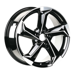 8.0X18" PCD 5X114 FD Wheels 18120 BLACK DIAMOND ET31 60.1 mm