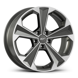 8.0X18" PCD 5x114 Oxigin 18062 Bavyera ET38 72.60 mm Titanium Diamond