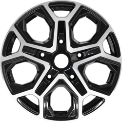 8.0X18" PCD 5X118 Arceo Wheels ARC-LT2-08 ET50 BLACK DIAMOND 71.1 mm