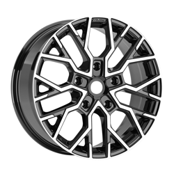 8.0X18" PCD 5X120 AGT Wheels 18118  ET45 65.10 mm Santorini Black Diamond