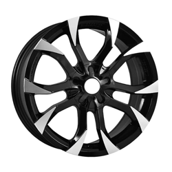 8.0X18" PCD 5X120 AGT Wheels 802  ET38 72.60 mm Black Diamond