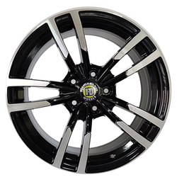 8.0X18" PCD 5X120 FD Wheels 18097 BLACK DIAMOND ET35 72.6 mm