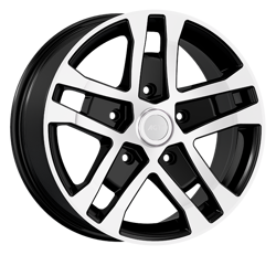 8.0X18" PCD 5X165 AGT Wheels 856-1 ET10 113.20 mm Black Polished Diamond