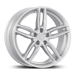 8.0X18" PCD5X112 AGT Wheels 807 ET72.6 White Silver 72.6 mm