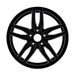 8.0X18" PCD5X120 AGT Wheels 18172-1 ET72.6 Gloss Black 72.6 mm