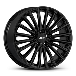 8.0X19" PCD 5X112 AGT Wheels 19269-1 66.60 mm Gloss Black