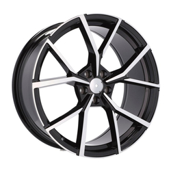 8.0X19" PCD 5X112 BK 5801 BLACK MACHINE ET45 57.1 mm