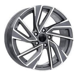 8.0X19" PCD 5X112 EMR Wheels EMR-DY-729-02 TITANIUM GREY DIAMOND ET40 57.1 mm