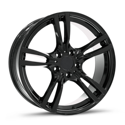 8.0X19" PCD5X120 AGT Wheels 1187 ET35 Gloss Black 72.6 mm