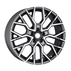 8.0X20" PCD 5X160 Velare 20118 ET50 65.10 mm Santorini Black Diamond