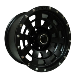 8.5X16" PCD 6X139.7 BK 5186 ET-15 MAT BLACK 110 mm
