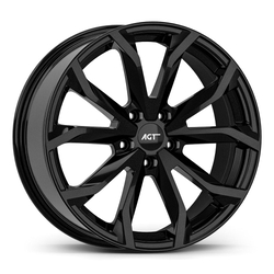 8.5X18" PCD 5X160 AGT Wheels 834-1  ET50 65.10 mm Santorini Black