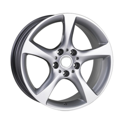 8.5X18" PCD5X120 RC 284 ET37 Silver 72.6 mm (Arka)