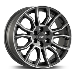 8.5X18" PCD6X120 AGT Wheels 18045 ET74.6 TD 74.6 mm