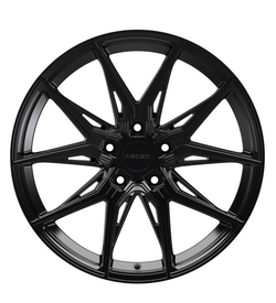 8.5X19" Arceo Wheels ARC19177 Glossy Black PCD 5x112 ET35