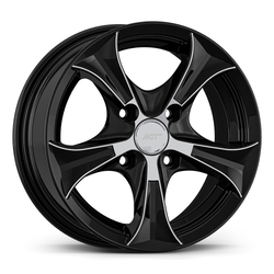 8.5X19" PCD 5X112 AGT Wheels 02050 66.60 mm Black Diamond