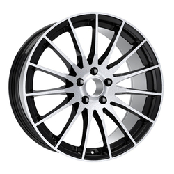 8.5X19" PCD 5X112 AGT Wheels 19174-1 ET45 72.60 mm Black Diamond