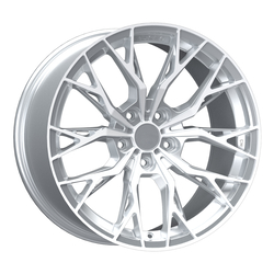 8.5X19" PCD 5X112 AGT Wheels 19239-1 ET45 73.1 mm Silver Diamond