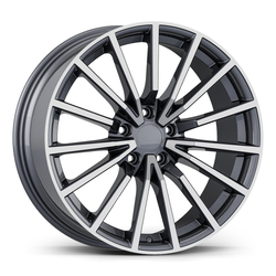 8.5X19" PCD 5X112 AGT Wheels 19288 ET32 66.50 mm Gun Metal Diamond