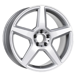 8.5X19" PCD 5X112 Arceo Wheels A372 SILVER DIAMOND ET36 66.6 mm