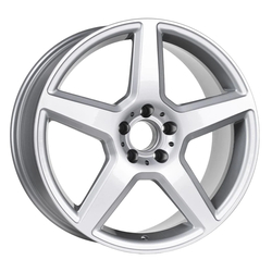 8.5X19" PCD 5X112 Arceo Wheels A372 SILVER ET36 66.6 mm