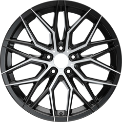 8.5X19" PCD 5X112 Arceo Wheels ARC-19141-57 ET40 BLACK DIAMOND 73.1 mm