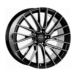 8.5X19" PCD 5X112 Arceo Wheels  ASW02 BLACK DIAMOND ET45 73.1 mm