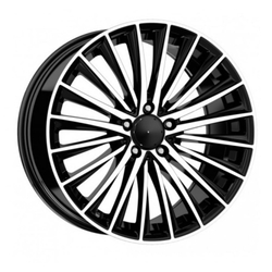 8.5X19" PCD 5X112 Kormetal 989-1 BLACK DIAMOND ET38 66.6 mm